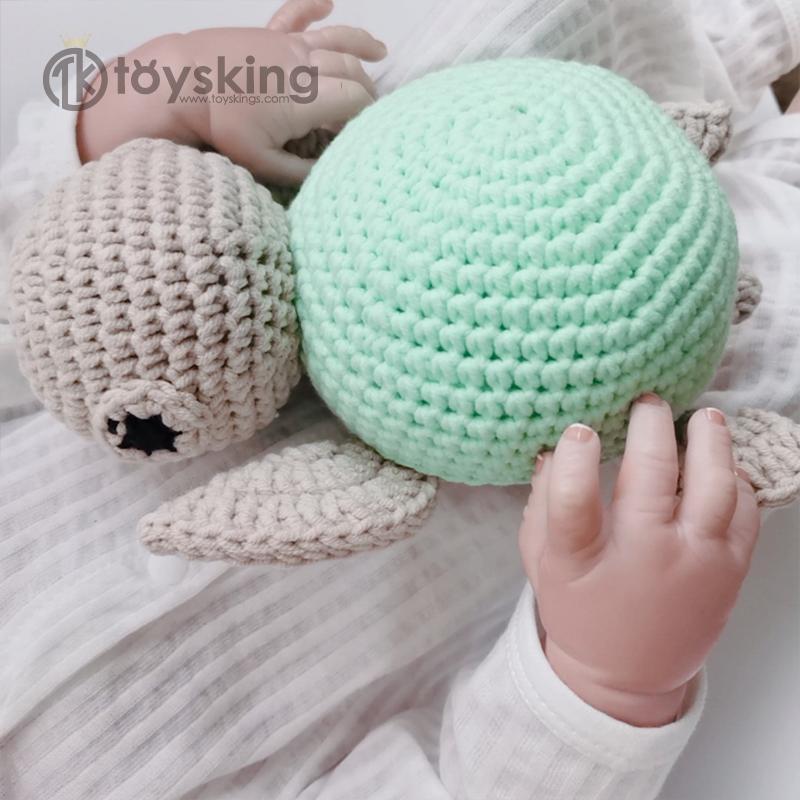 Baby Crochet Turtle Toys Handicraft