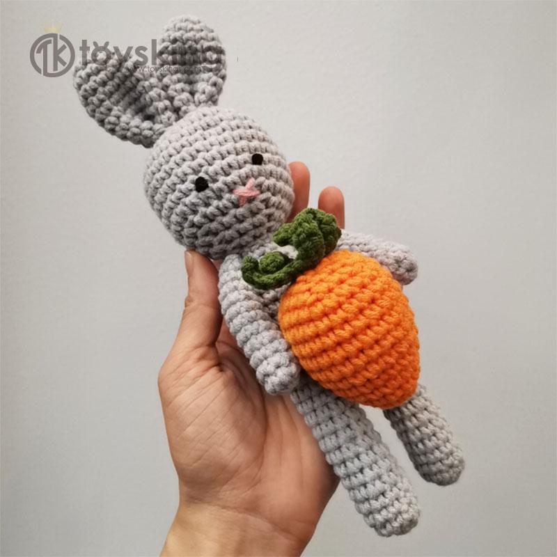 Crochet Bunny Hug Carrot For Easter Newborn Baby Gifts